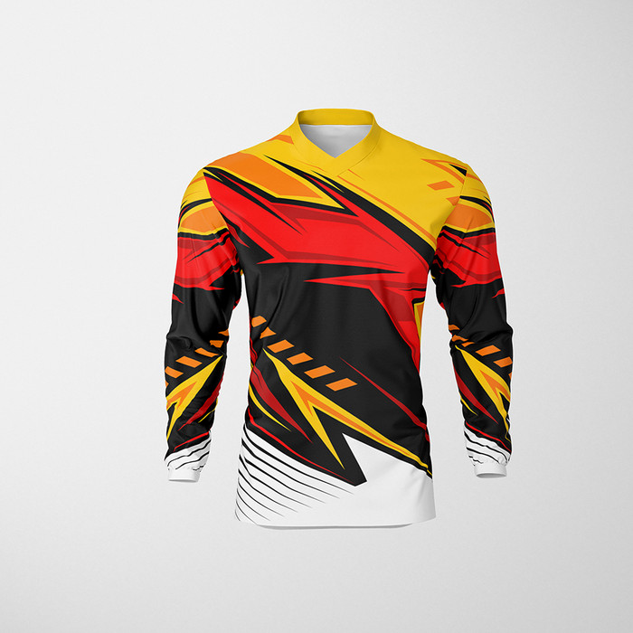 Cool Mentahan Desain Jersey Racing Polos Lengan Panjang - Laily Azez