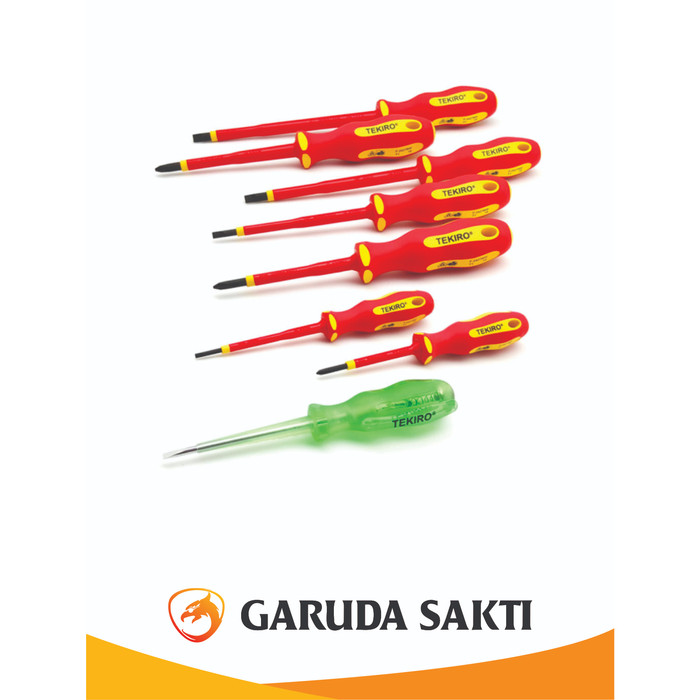 Jual TEKIRO OBENG SET LISTRIK 8 PCS INSULATED - Kota