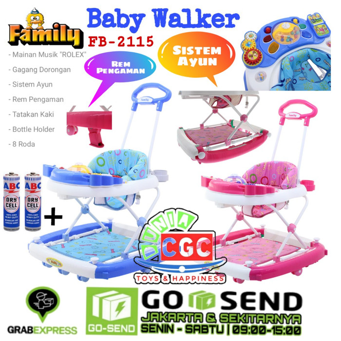 Jual Family Baby Walker Rolex Ayun 2115 Khusus Gokilat