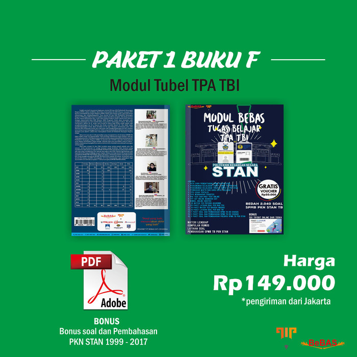 Jual Buku Tugas Belajar Pkn Stan Modul Bebas Tubel Pkn Stan Kota Tangerang Selatan Bimbel Bebas Tokopedia