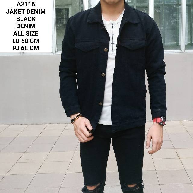 outfit jaket denim