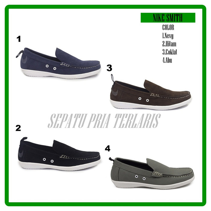 Jual SEPATU  PRIA NIKE SMITH SLOP CASUAL  FORMAL SANTAI SLIP 