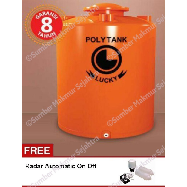 Jual Tangki air / Tandon / Toren Lucky Polytank 1100 Liter