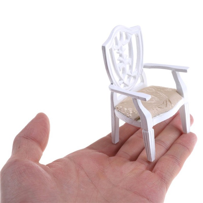 Jual Dollhouse Miniature Wooden Armchair Furniture Toy Decoration Model Whi Jakarta Barat Random Shop O Tokopedia