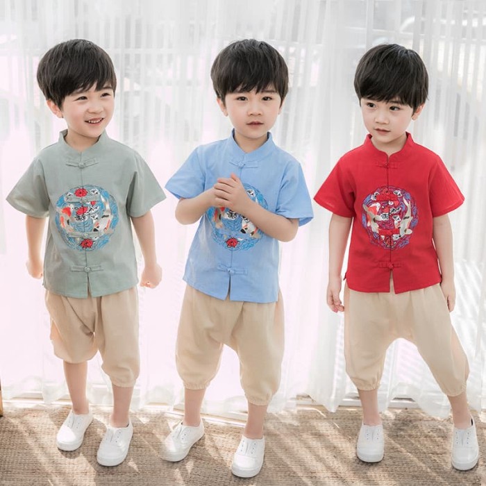 boy chinese new year outfit