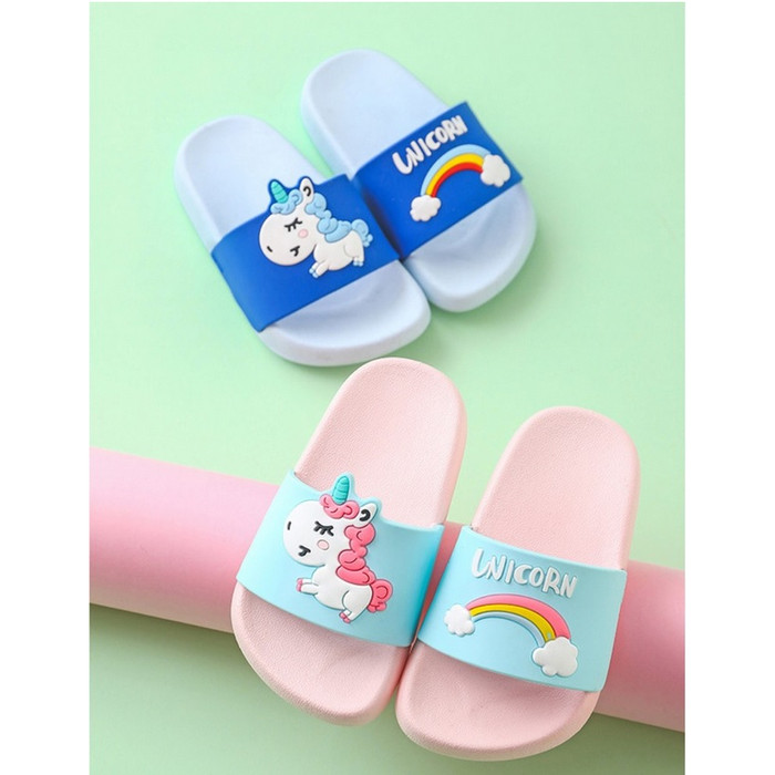 Jual H2Wshop Sandal  slop unicorn  anak dewasa  sandal  