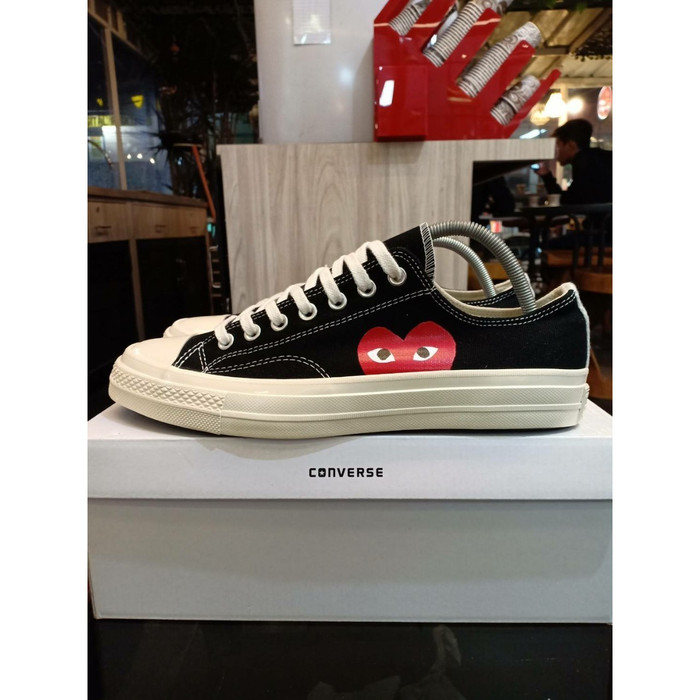 cdg shoes black