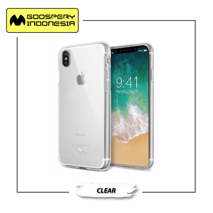 Jual GOOSPERY iPhone XS Max Pearl Jelly Case - Clear - Kab