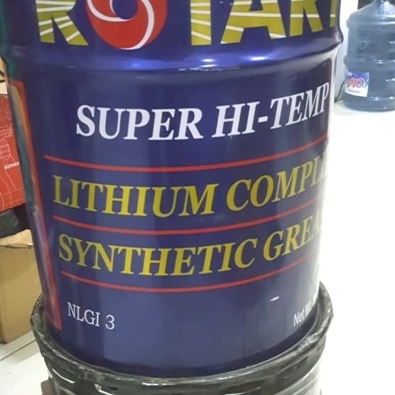 Jual Rotary Super Hi Temp Lithium Complex Synthetic Grease BIRU Pail