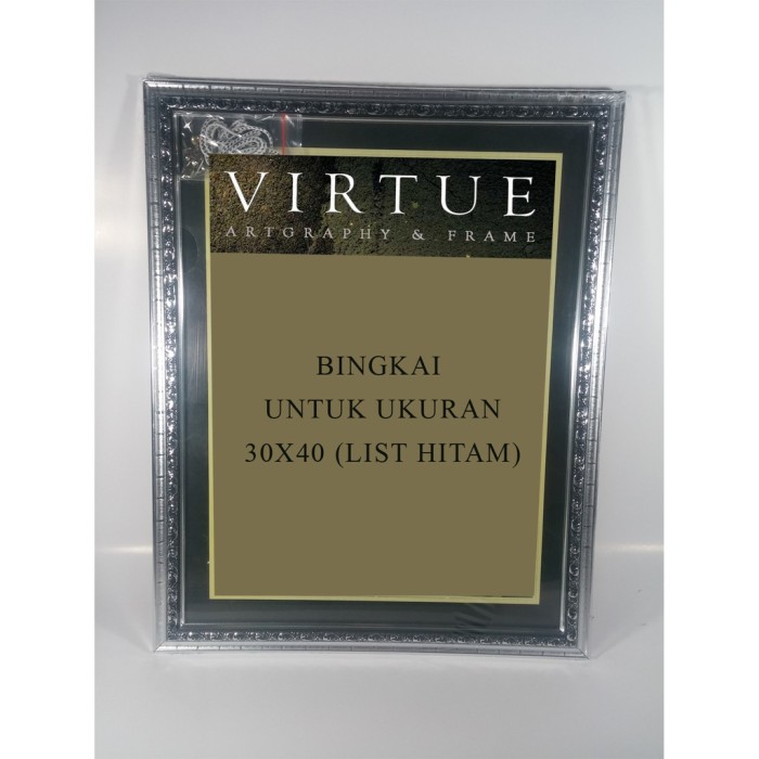 Jual Bingkai Foto 30x40 Kembang Silver Jakarta Barat Sri Liana Tokopedia