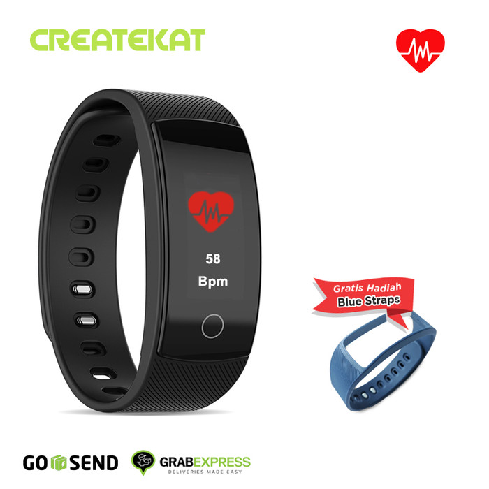 Promo Createkat Smartwatch Heart Rate Monitor Smart Band