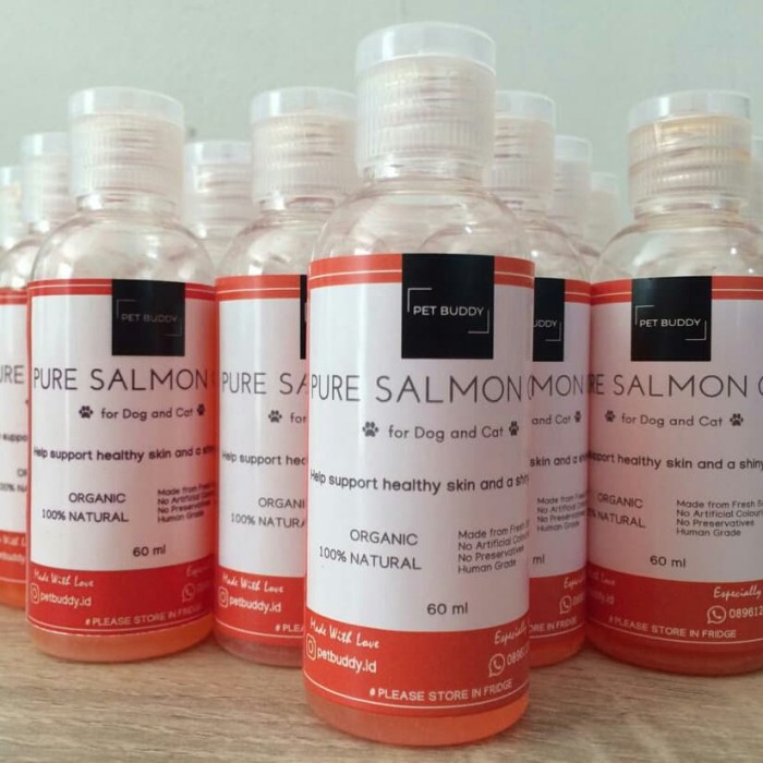Salmon Oil Untuk Kucing Jual Minyak Ikan Salmon Oil 100% Murni, untuk Anjing, Kucing, dll - Kab