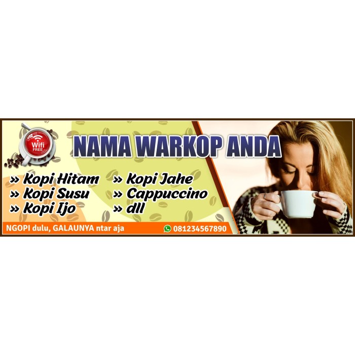 25 Inspirasi Keren Desain  Banner Warkop  Jeromesitaly