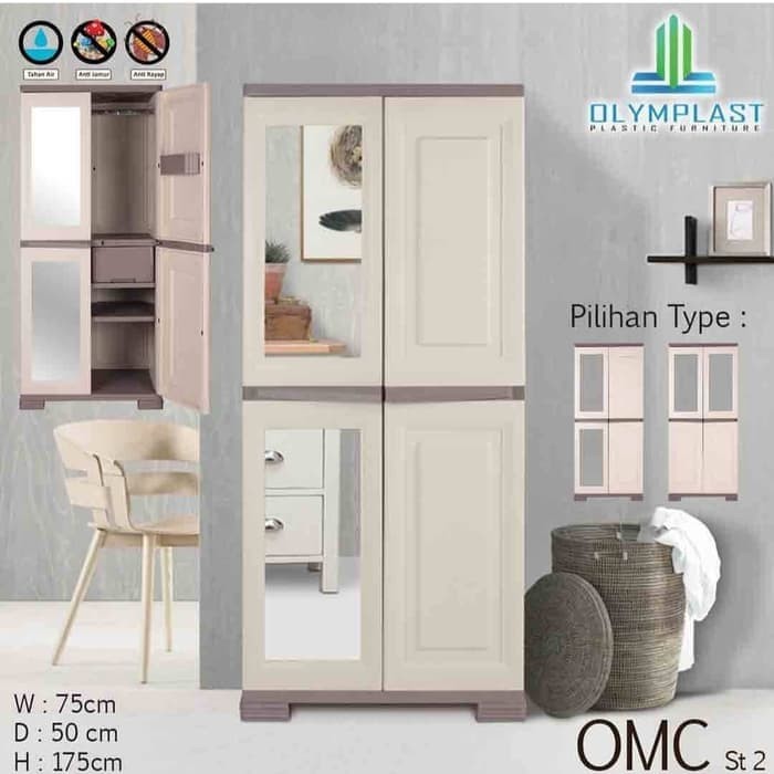 Jual Olymplast Lemari  Pakaian  Plastik  OMC ST2 Cabinet  Laci 