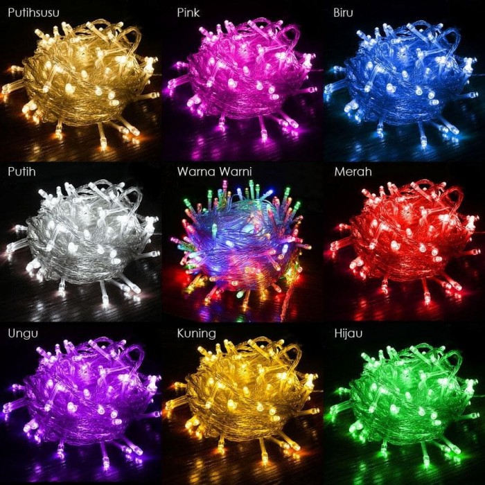 Jual Lampu  Tumblr Kamar  Natal LED Warna  Warni  Import Murah 