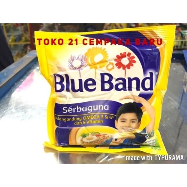 Jual BlueBand Serbaguna Sachet 200 gram Mentega Margarin 