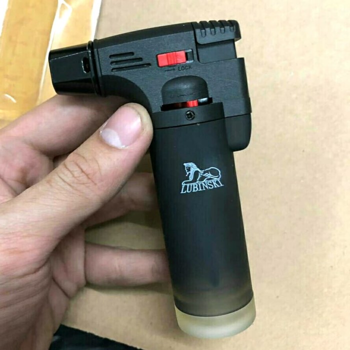 Foto Produk Blow Torch Lubinski SK-79 Alat Pemantik Api Gas Mini - Hitam dari Ical Store