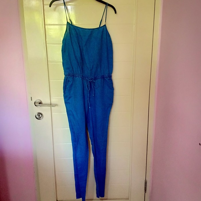 mango jeans jumpsuit