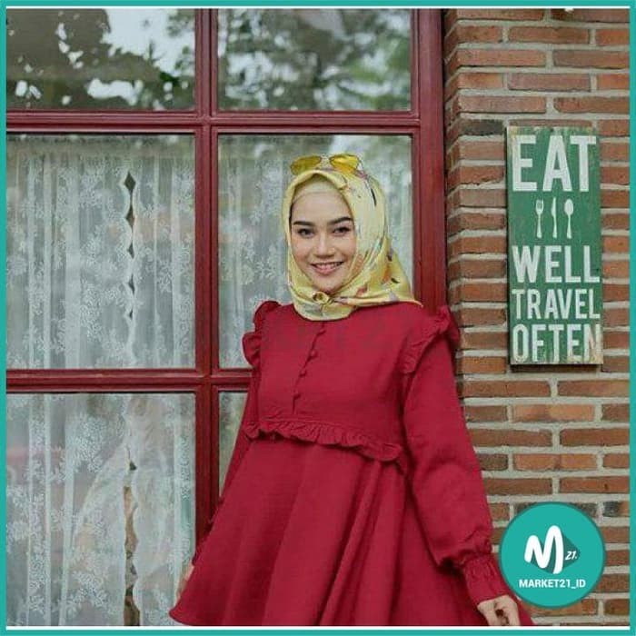 Foto Produk BAJU ATASAN MUSLIM WANITA NAORA TOP MURAH dari Market21_id