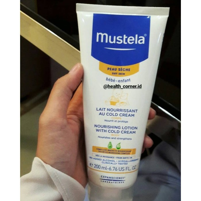 mustela nourishing lotion with cold cream