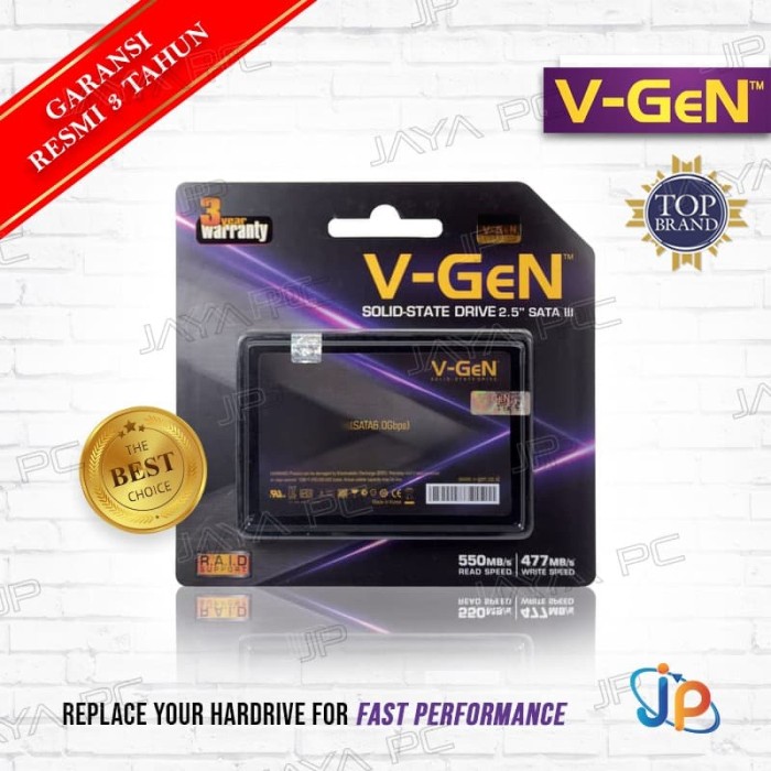 Jual SSD V-Gen 512GB - Sata 3 VGen 512 GB - Jakarta Pusat - Jaya PC