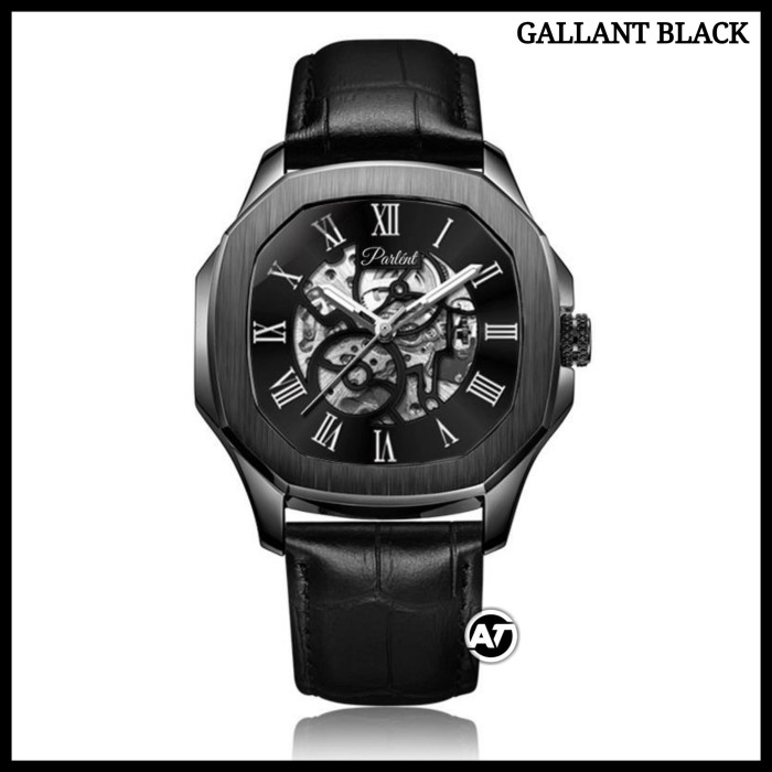 Jual Jam Tangan Automatic Parlent Gallant Black ORIGINAL Garansi Kab