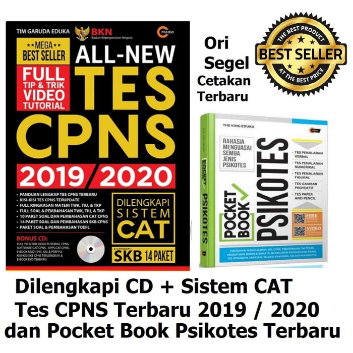 Promo Paket Soal Tes CPNS Terkini + Buku Rahasia Menguasai ...