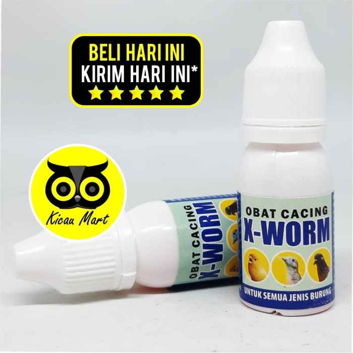 Jual Obat Burung Cacingan Kurus Nyilet Berak Hijau X Worm Xworm