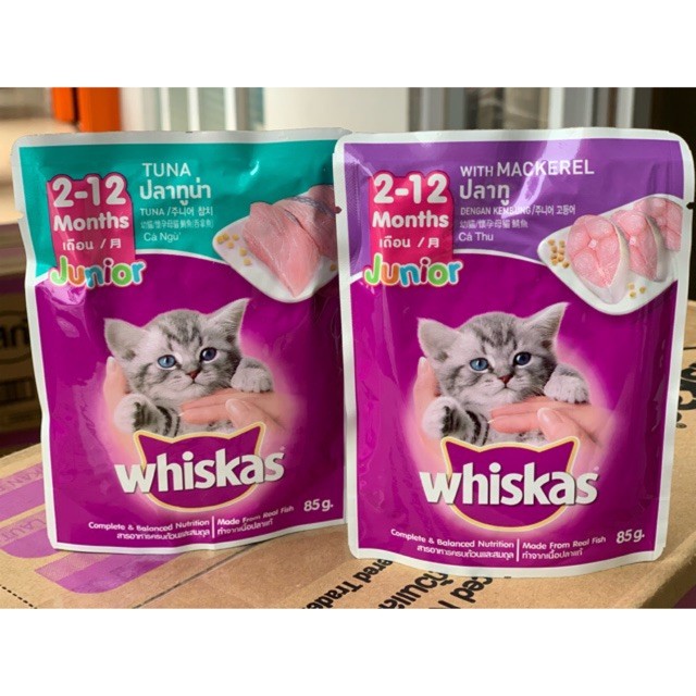 Jual Whiskas Junior Makanan Anak Kucing Usia 2 12 Bulan Jakarta