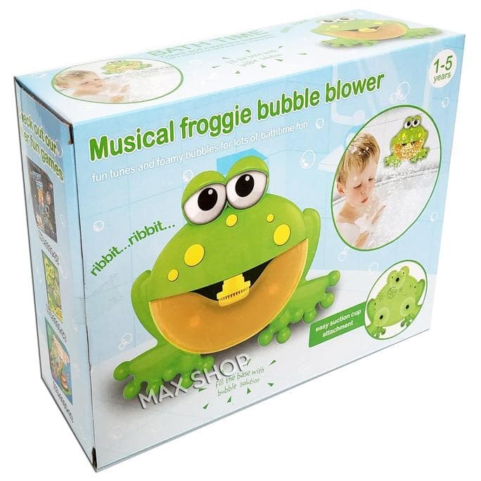 musical froggie bubble blower