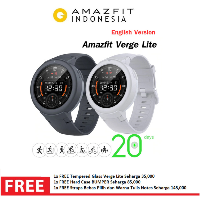 spek amazfit verge