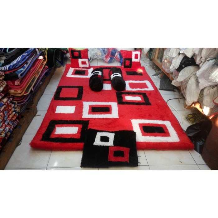 Jual karpet set BIASA karakter TEBAL 7CM / karpet set ...