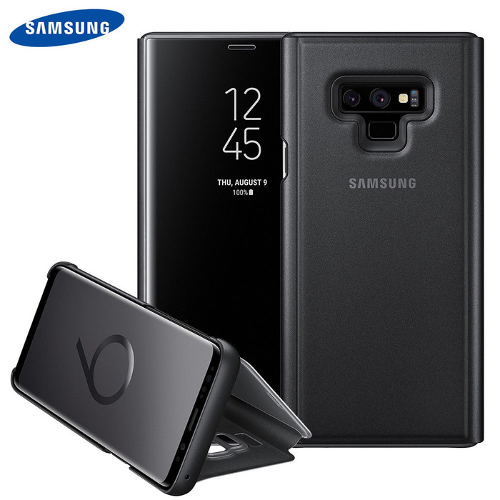 Jual Flip Clear View Standing Cover Case Samsung Note 9 Note9 Original