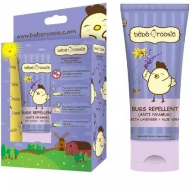 Jual TELON CREAM BEBE ROSIE BUGS REPELLENT LAVENDER 60ML