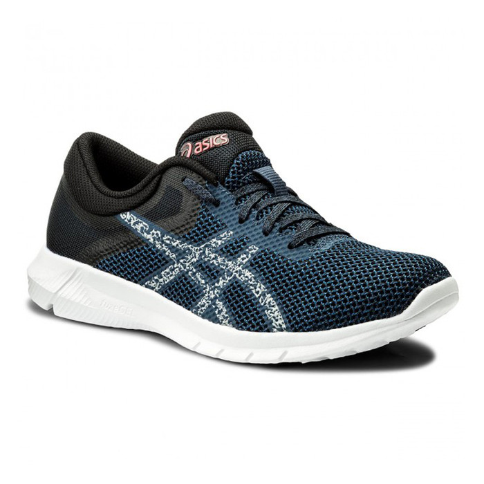 asics navy running shoes