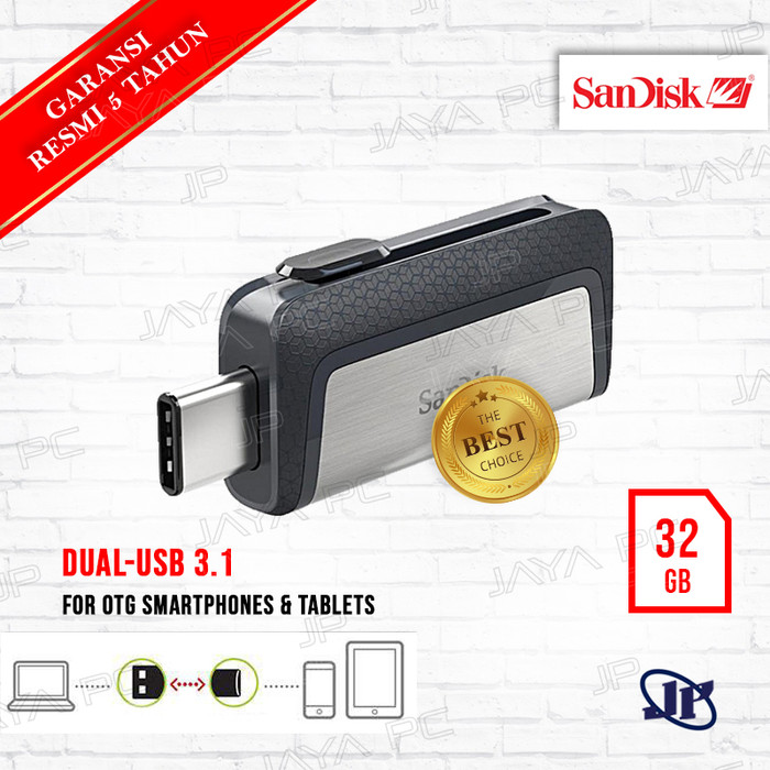 Jual FlashDisk Sandisk Ultra OTG Type-C 32GB - Flash Disk