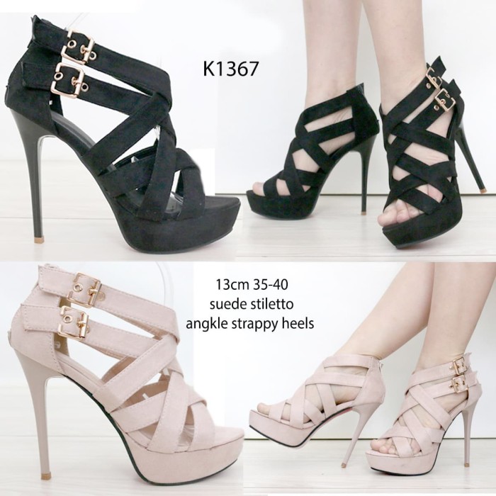 strappy shoes heels
