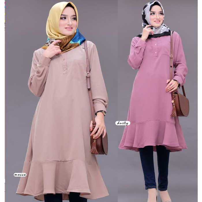Jual Atasan Blouse Tunik Wanita Baju Muslim Blus Muslim