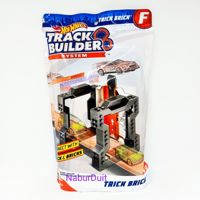 hot wheels track builder track and brick pack playset