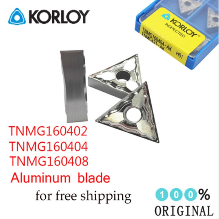 10pcs Korloy VCGT332-AK H01 VCGT160408-AK H01 CNC Aluminum Inserts Free Shipping