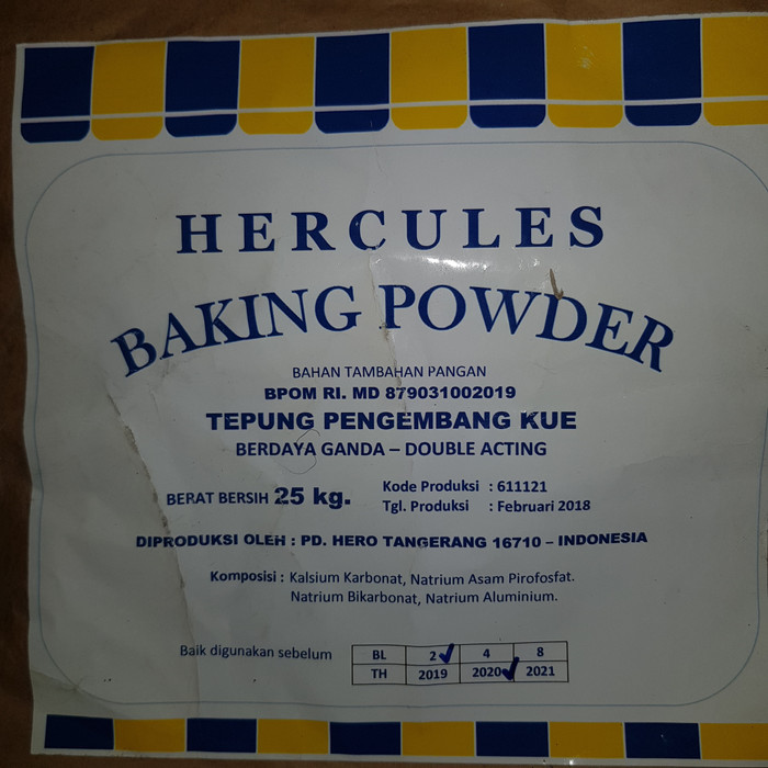 Jual Baking Powder Hercules 1 kg Double Acting - Kota ...