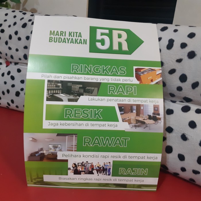Jual Poster Budayakan 5R Kab. Sleman Syafana Tokopedia