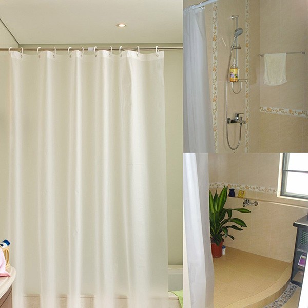 Jual Terbaru 180cmx180cm Pvc Transpa Bathroom Shower Curtain Toilet Dki Jakarta Super Go Tokopedia