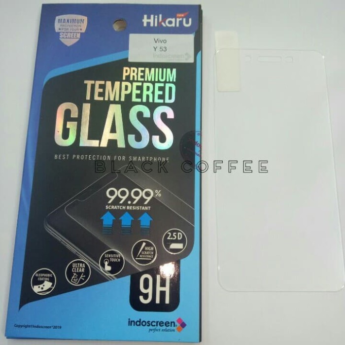Tempered glass vivo y53 tempered glass Hikaru bening