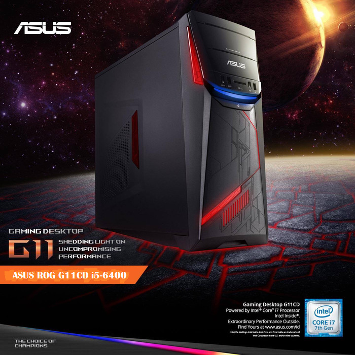 Jual ready stock Asus ROG G11CD-WB51 Intel i5 6400 8GB 1TB 