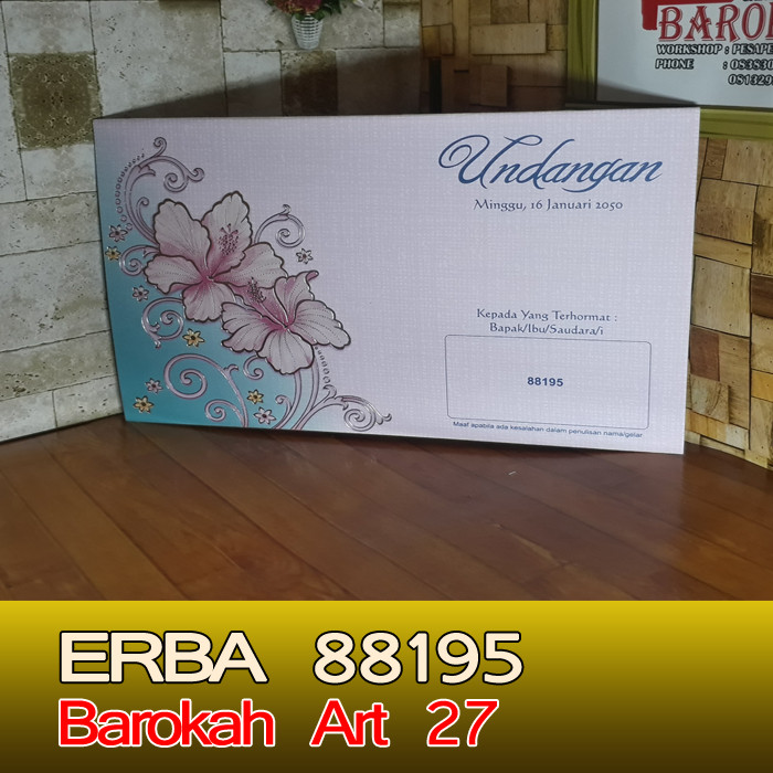 Jual Blangko Undangan Erba 88195 Cetak Banyak Freenya Kota Surabaya Barokah Art 27 Tokopedia