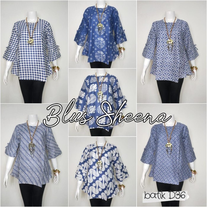 Foto Produk Batik Solo Blus Sheena Seri Bumi Batiksoloamanah 55.000 dari Batik Solo Amanah
