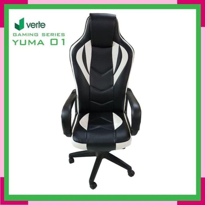 Jual Verte Gaming Chair Yuma 01 Black White Kab Bandung Q Ta Ol Tokopedia