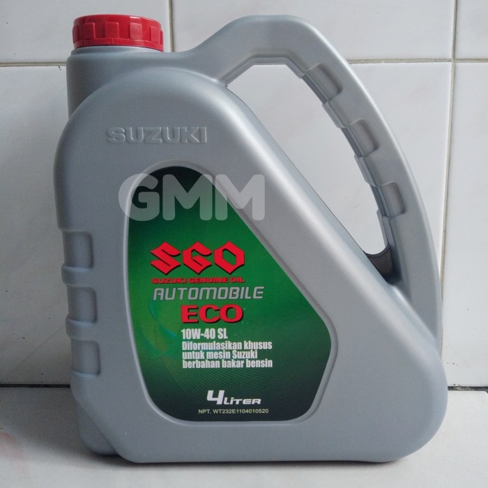 Jual Oli Mesin Mobil Suzuki Sgo Eco Automobile Sae 10w 40 Api Sl 4 Liter Kota Medan Gunung Mas Medan Tokopedia
