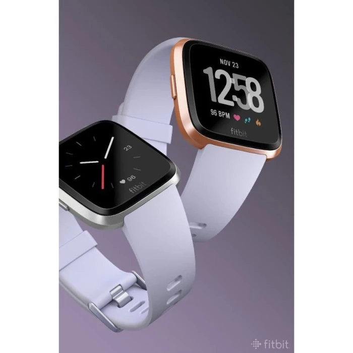 white rose gold fitbit versa
